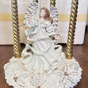 Danbury Mint Millennium Angle Candle Set